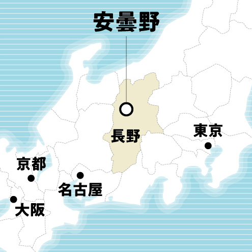 安曇野地図